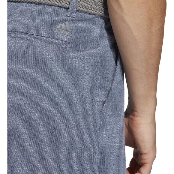 NWT Adidas Crosshatch Golf Shorts in Crew Navy Size 38 - Picture 2 of 8